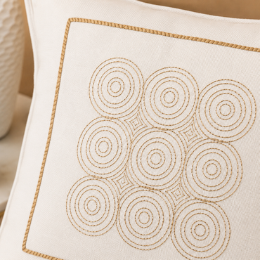 Karaca Home Atlas Zeugma Embroidered Filled Cushion 45 x 45 cm, 200.18.01.0265