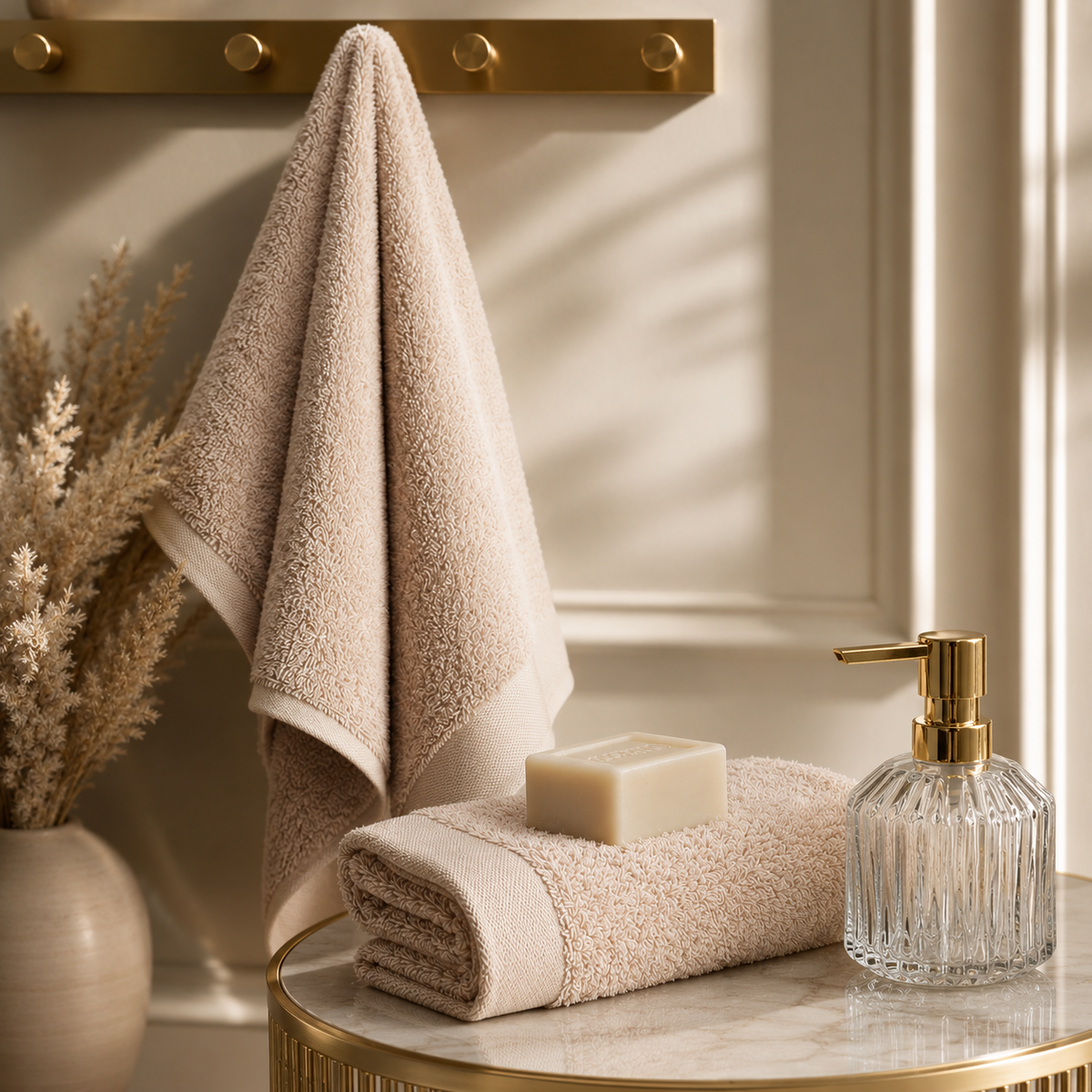 Karaca Home Paul 2-Piece Hand & Face Towel Set