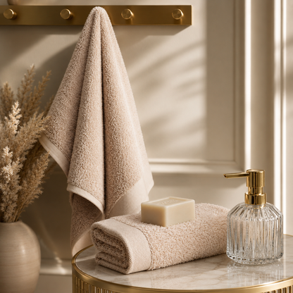 Karaca Home Paul 2-Piece Hand & Face Towel Set