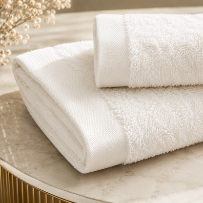 Karaca Home Paul 2-Piece Hand & Face Towel Set