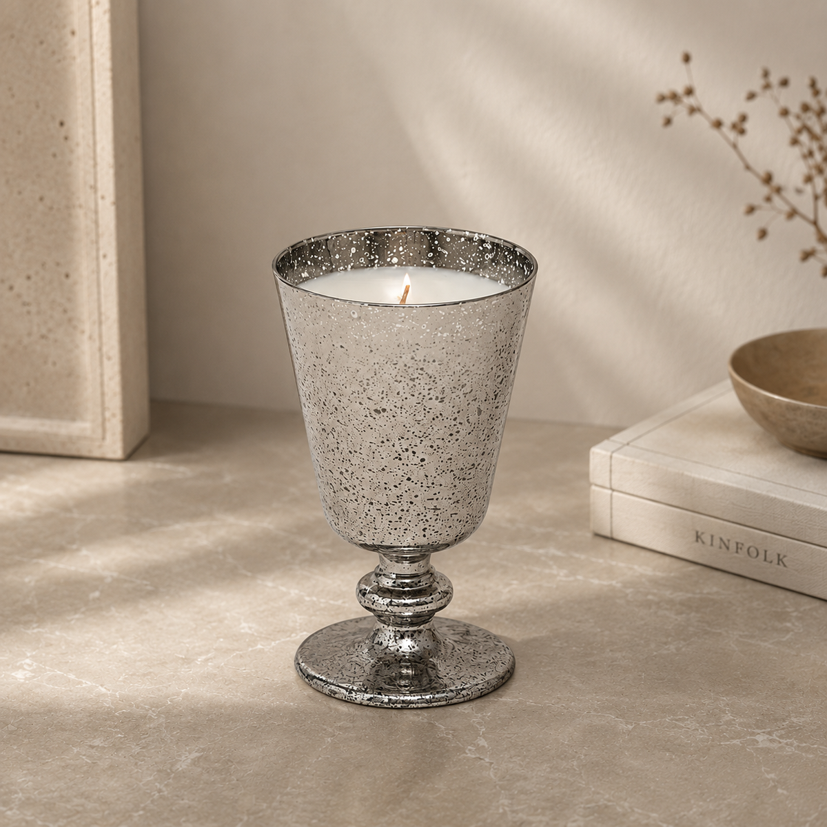 Karaca Home New Year Lin Goblet Candle