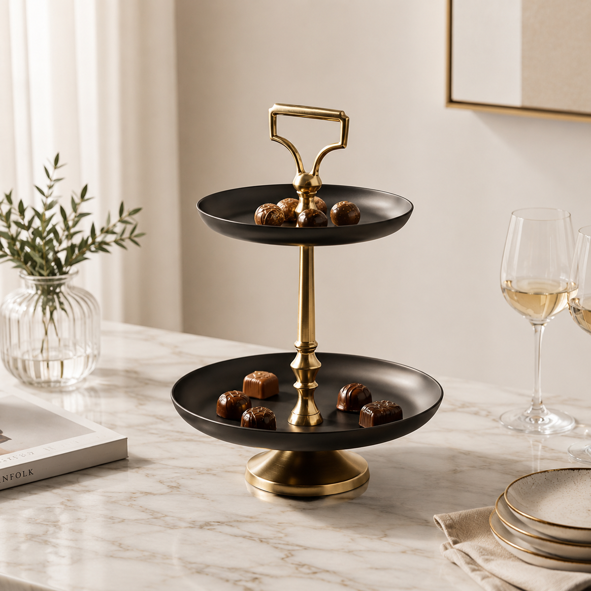 Karaca Enalor Luxe Serving Set 40 cm, 300.01.01.2431