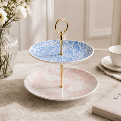 Karaca Elodie Cookie Stand Serving Platter, 153.03.07.5599