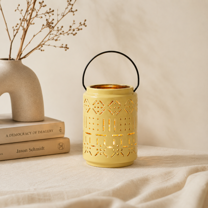 Karaca Home Joyful Lantern Yellow 16 cm, 300.22.02.0034