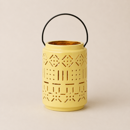 Karaca Home Joyful Lantern Yellow 16 cm, 300.22.02.0034