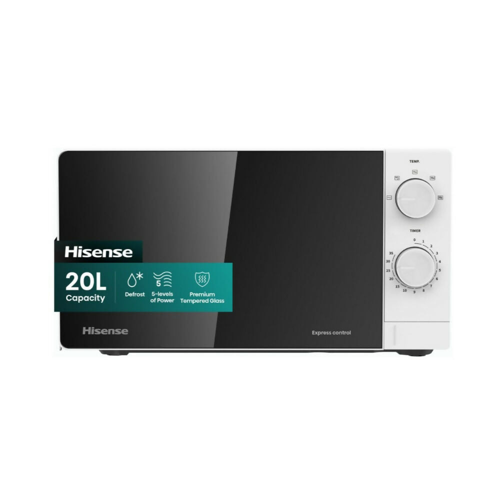 Hisense, Microwave 20L [White], HSN-H20MOWS14