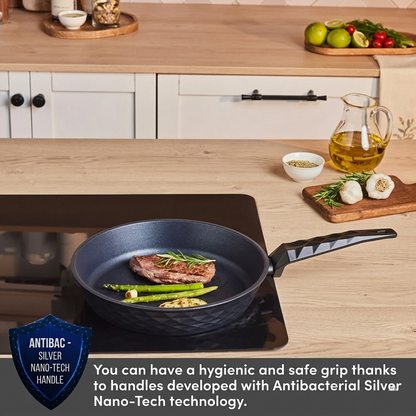 Karaca BioDiamond Antibacterial Handle Induction Base Frying Pan 26 cm, 153.03.08.0419