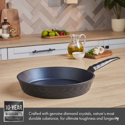 Karaca BioDiamond Antibacterial Handle Induction Base Frying Pan 26 cm, 153.03.08.0419