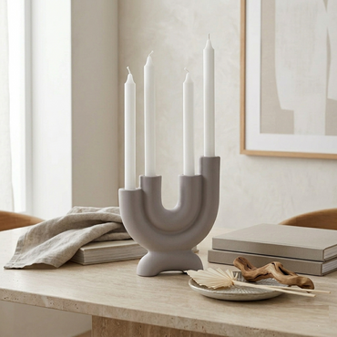 Karaca Home Martina 4-Piece Decorative Candlestick Set