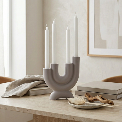 Karaca Home Martina 4-Piece Decorative Candlestick Set