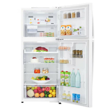 LG Fridge Top Mount 22Cft - E-Micom, Linear Compressor - [White], GR-C639HWCL