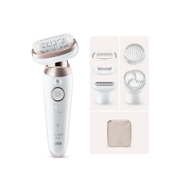 Braun Silk-Epil 9 3D Epilator, World’s 1St Fully Flex Head [Sensitive Areas], Wet – Dry, 50min, BRA-SES9060