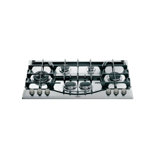 Ariston Hob 3+2 Double Face Burners 90cm [Cast Iron Inox], ARS-PHN961TSX