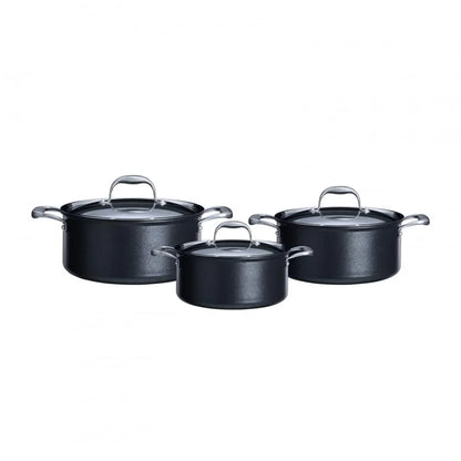 Karaca BioDiamond Pro 6-Piece Non-Stick Induction Cookware Set, 153.03.07.9035