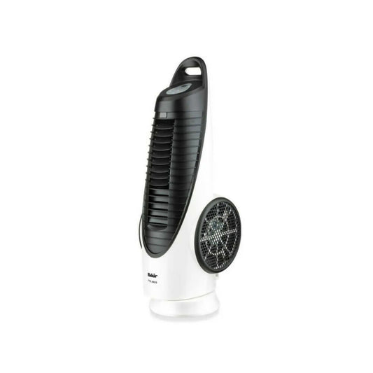 Fakir TVL 90 HS Tower Fan, 3 Adjustable Speeds - 90cm Height [Optimal Air Circulation], Black & White, FKR-41002331