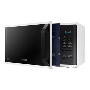 Samsung Microwave Solo 1100W, 23L [WHITE-BLACK], MS23K3513AW/SG