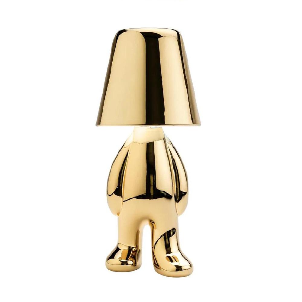 Thinker Gold LED Table Lamp with Touch Control, 3 Light Modes, SK1951427A