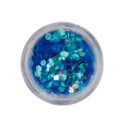 Nascita, Sparkle Hexagon Nail Art Decoration Turquoise