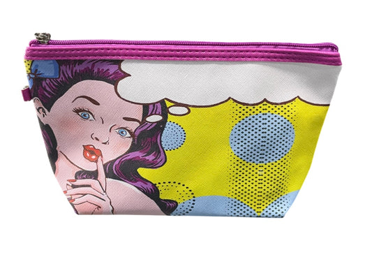 Nascita, Pop Art Cosmetic Pouch With Mirror