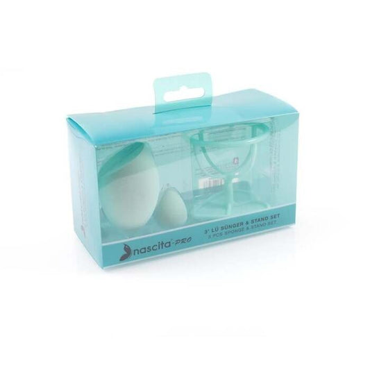 Nascita, Makeup Sponge Set With Holder, Available in Different Colors