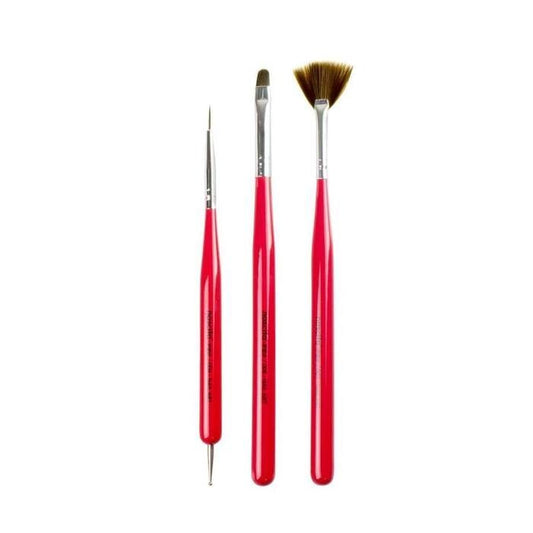 Nascita, 3 Piece Nail Art Brush Set