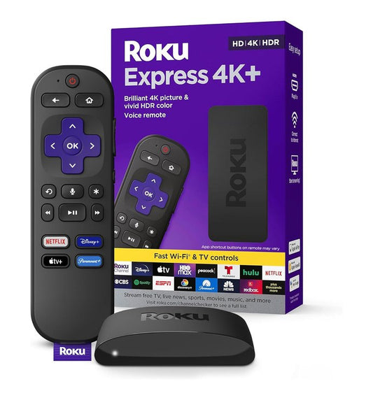Roku, Express 4K+ Streaming Media Player With Voice Remote