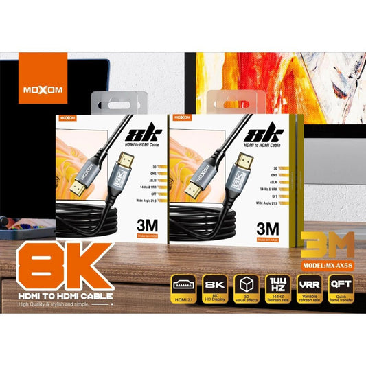 Moxom, MX-AX58 8K HDMI Cable 3m