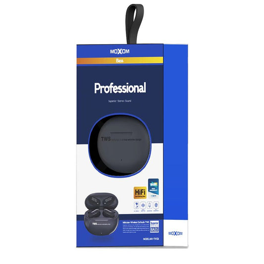Moxom, MX-TW26 Professional Superior Stereo Sound Wireless Earbuds