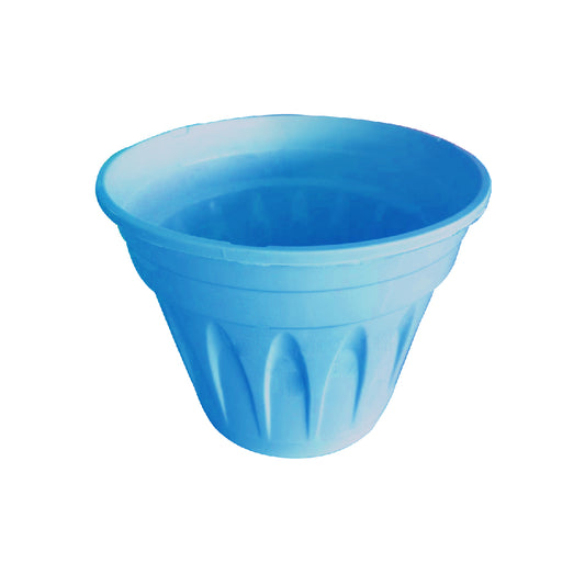 Serinova, Aqua Blue Flower Pot