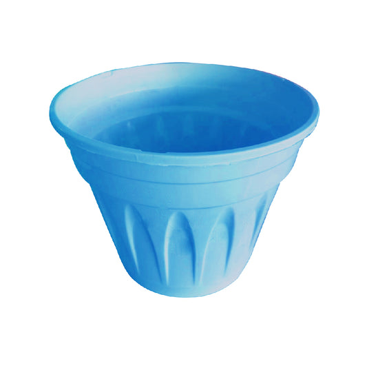 Serinova, Aqua Blue Flower Pot