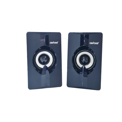 Aerbes Luminious USB Computer Speaker PO-6278ABD377, AB-D377