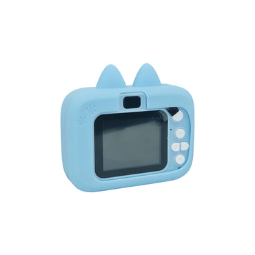 Aerbes Cat Ear Kids Image And Video Camera With Lanyard 5 Built In Games [Blue] PO-6278ABSX02, AB-SX02BLU
