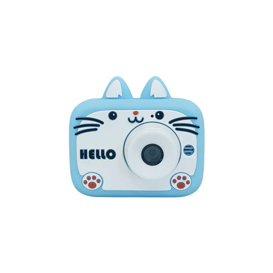 Aerbes Cat Ear Kids Image And Video Camera With Lanyard 5 Built In Games [Blue] PO-6278ABSX02, AB-SX02BLU