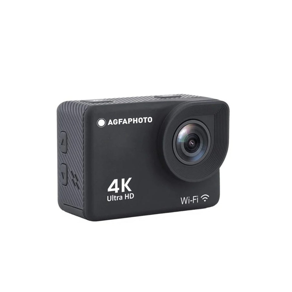AGFA Camera Sport WiFi 4K - 30m Waterproof - 170 Wide Angle - Anti-Shake [Black], AC9000BK