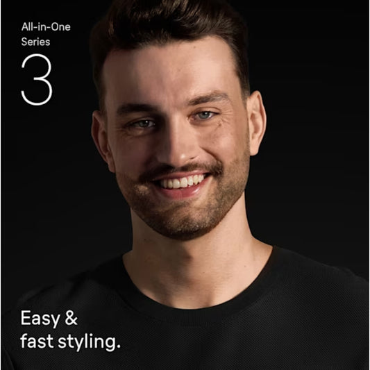 Braun All-in-One Series 3, 10-in-1 Grooming Kit, Sharp Blade, AIO3560