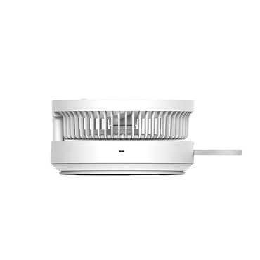 Akko Star, Rechargeable Desk Fan 6' Emergency Fan, Led Lights, Ac/Dc Operated, Up To 15 Hours On Battery