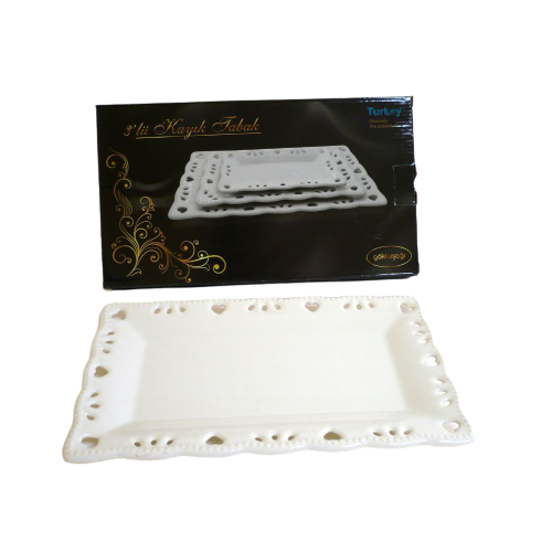 Arow, Rectangular Plate Embossed 29Cm