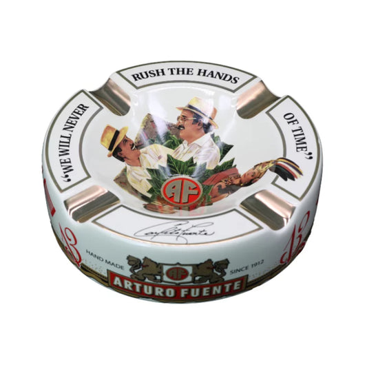 Arturo Fuente Special Edition Large Cuba Ceramic Cigar Ashtray 4 Cigar Holder Ashtray – [White], ArturoFuenteWhite, ArturoFuenteWhite