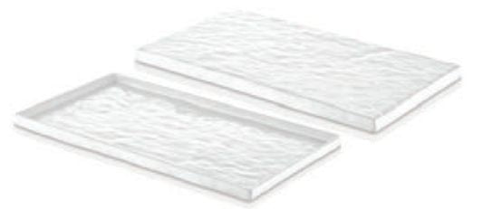 Atlas, Melamine Rectangular Stone Platter 26.5X32.5Cm