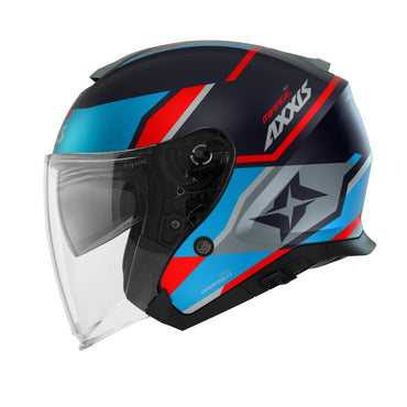 Axxis, Helmet Mirage Damasko Matt Blue, Available in Different Sizes