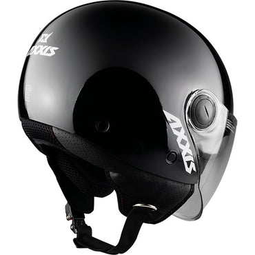 Axxis, Helmet Square Solid Gloss Black, Available in Different Sizes