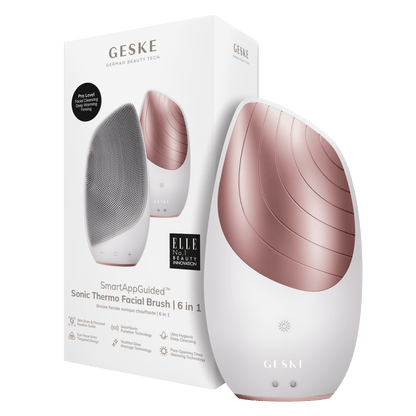 Geske, Sonic Thermo Facial Brush I 6 in 1, Available in Different Colors