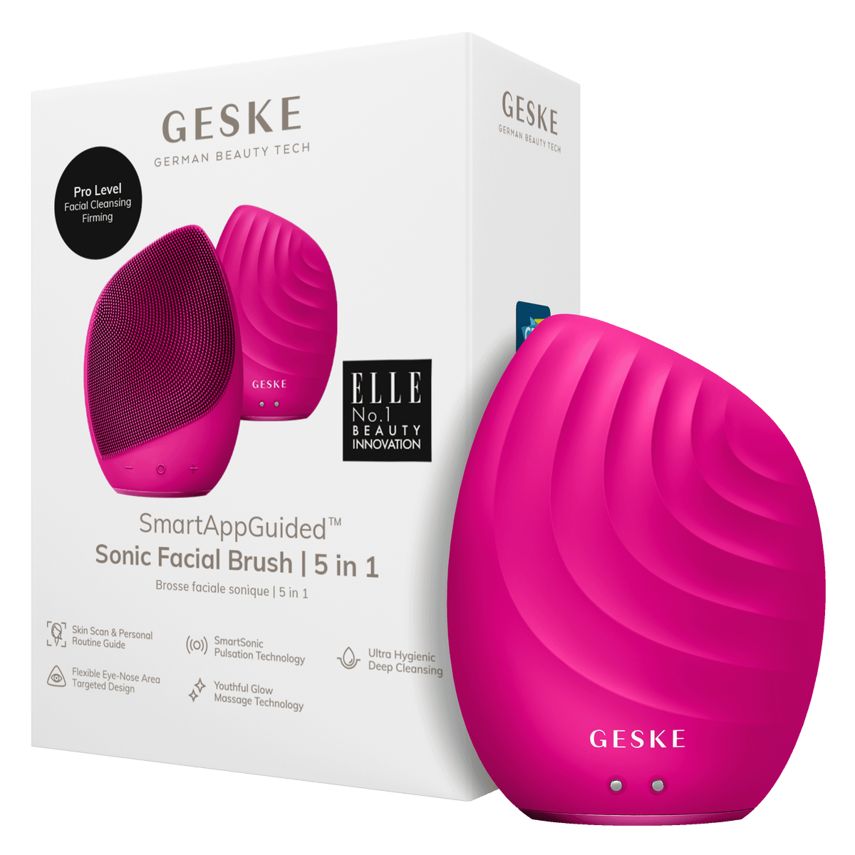 Geske, Sonic Facial Brush I 5 in 1, Available in Different Colors