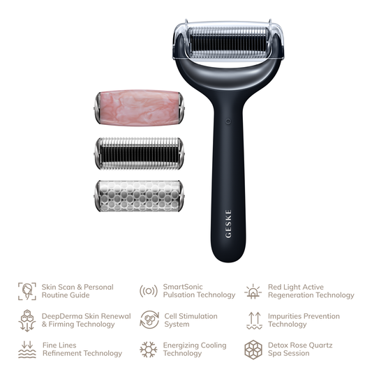 Geske, MicroNeedle Face & Body Roller | 9 in 1, Available in Different Colors
