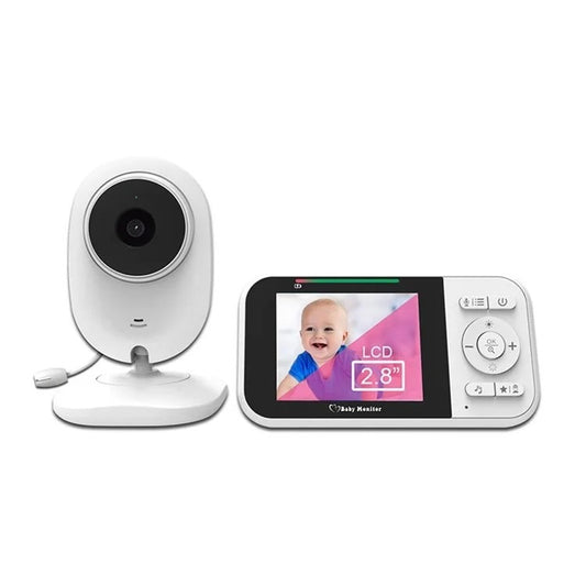 Baby Monitor, 218 Temperature Detection 2 Way Voice Baby Security Video Camera 2.8-Inch Lcd, Baby Monitor