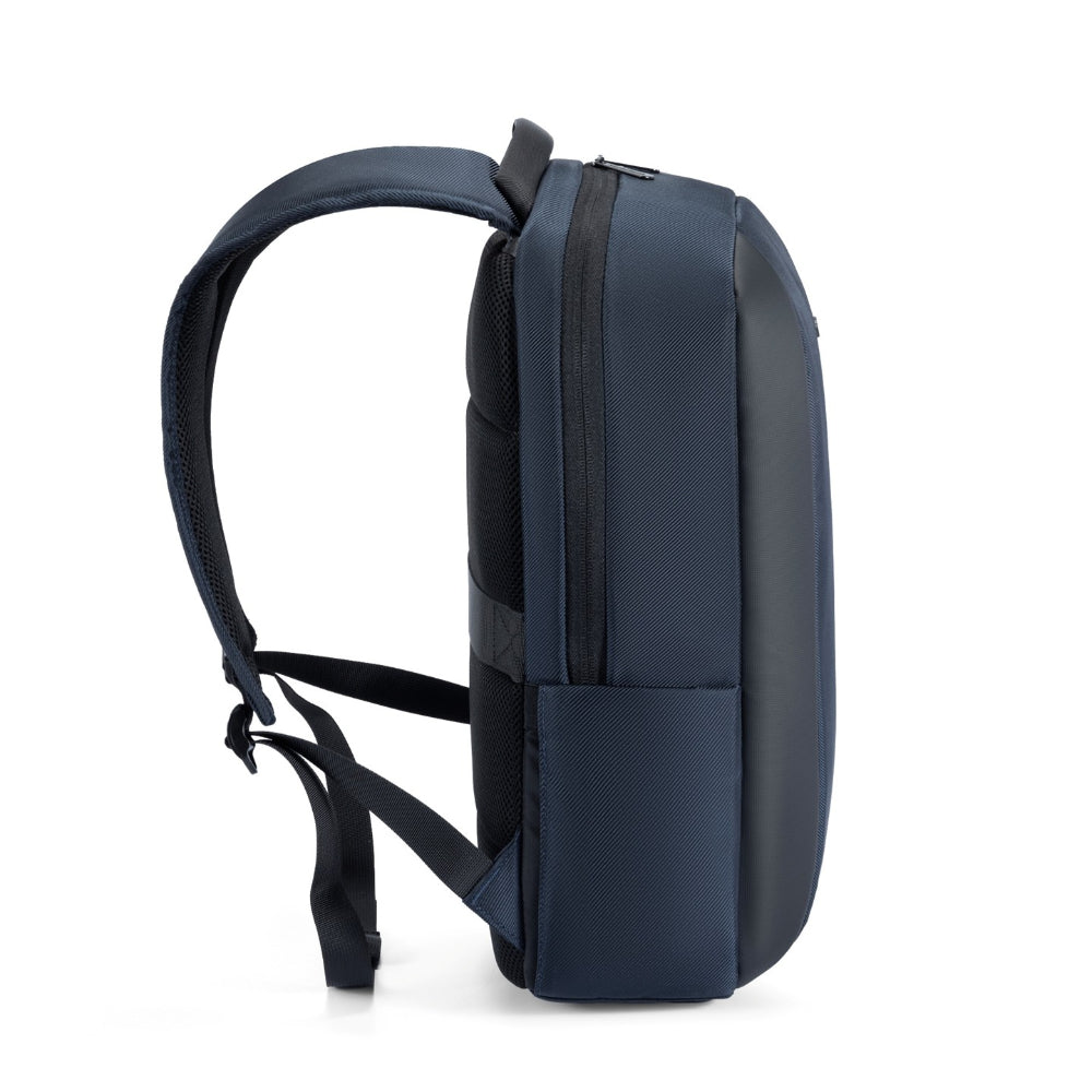 KINGSONS KS25458 18L Ergonomic Business Laptop Backpack, Waterproof, Scratch-Resistant Travel Commuter Bag Blue