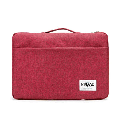 Kinmac, Vertical Design Sleeve Kms414 Wine Nylon, Full Protection & Water-Resistant, Available in Different Sizes