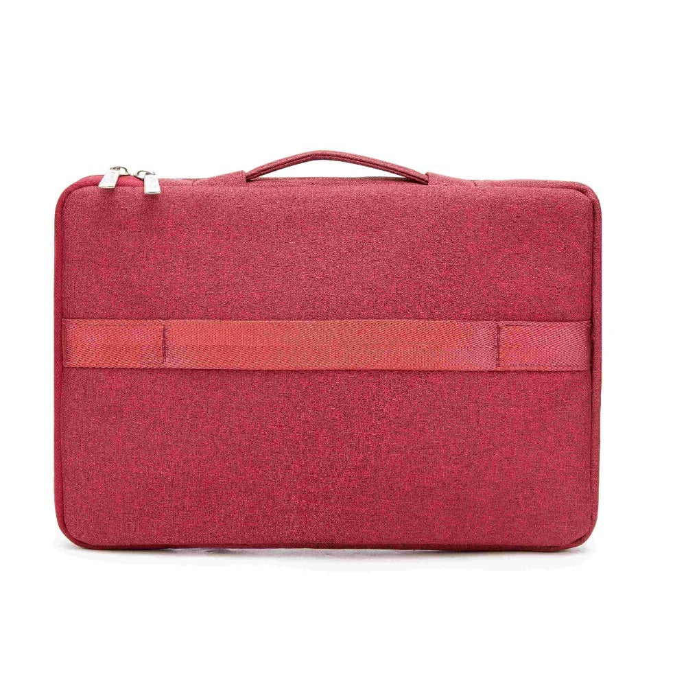 Kinmac, Vertical Design Sleeve Kms414 Wine Nylon, Full Protection & Water-Resistant, Available in Different Sizes