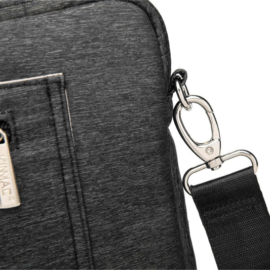 Kinmac, Laptop Bag Kmc416 Black, Business Design, Multiple Compartments, Full Protection & Water-Resistant