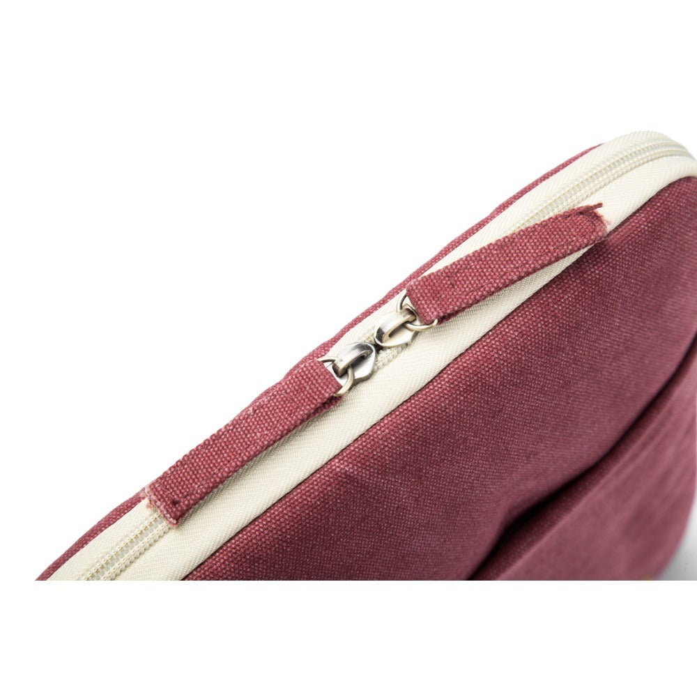 Kinmac, Vertical Design Sleeve Kms417 Wine, Vertical Design, Soft Interior Lining & Water-Resistant